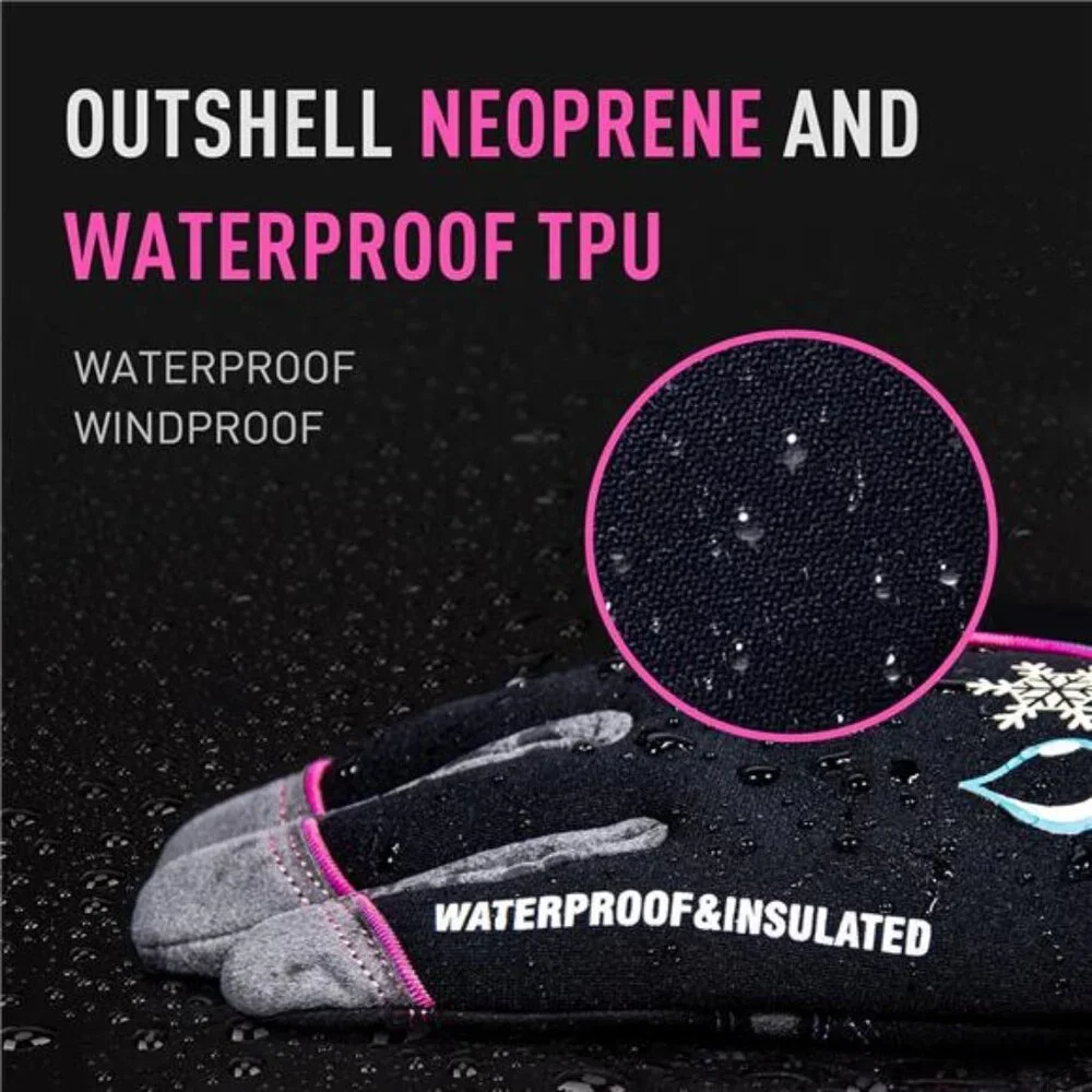 Women's Waterproof Insulated Work Gloves 3M Thinsulate Thermal Winter Gloves